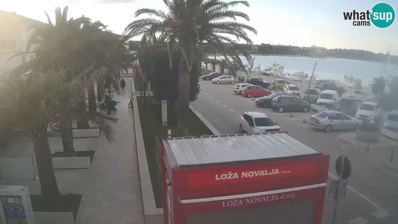 Live cam Novalja – Obala Petra Krešimira IV