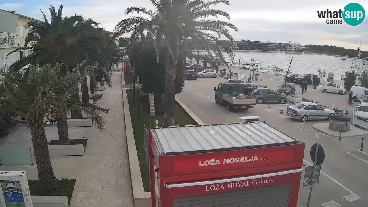 Webcam live Novalja – Obala Petra Krešimira IV