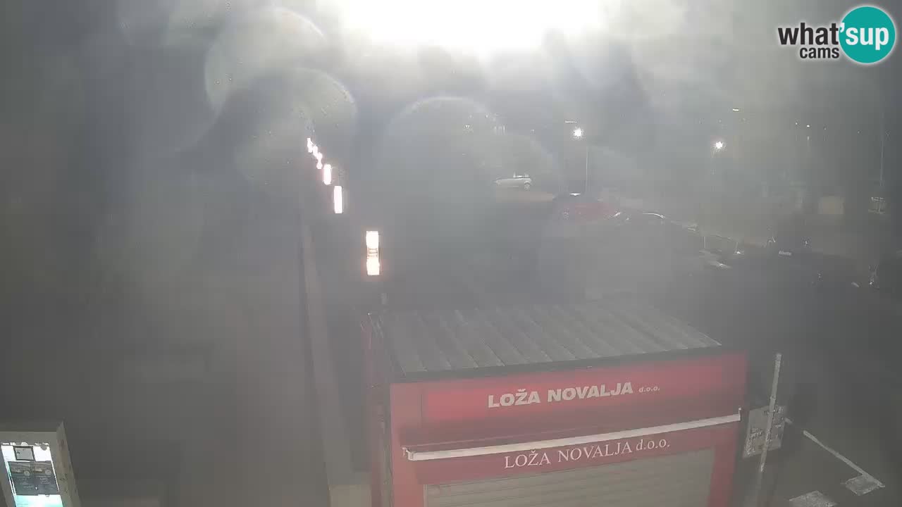 Web kamera Novalja – Obala Petra Krešimira IV