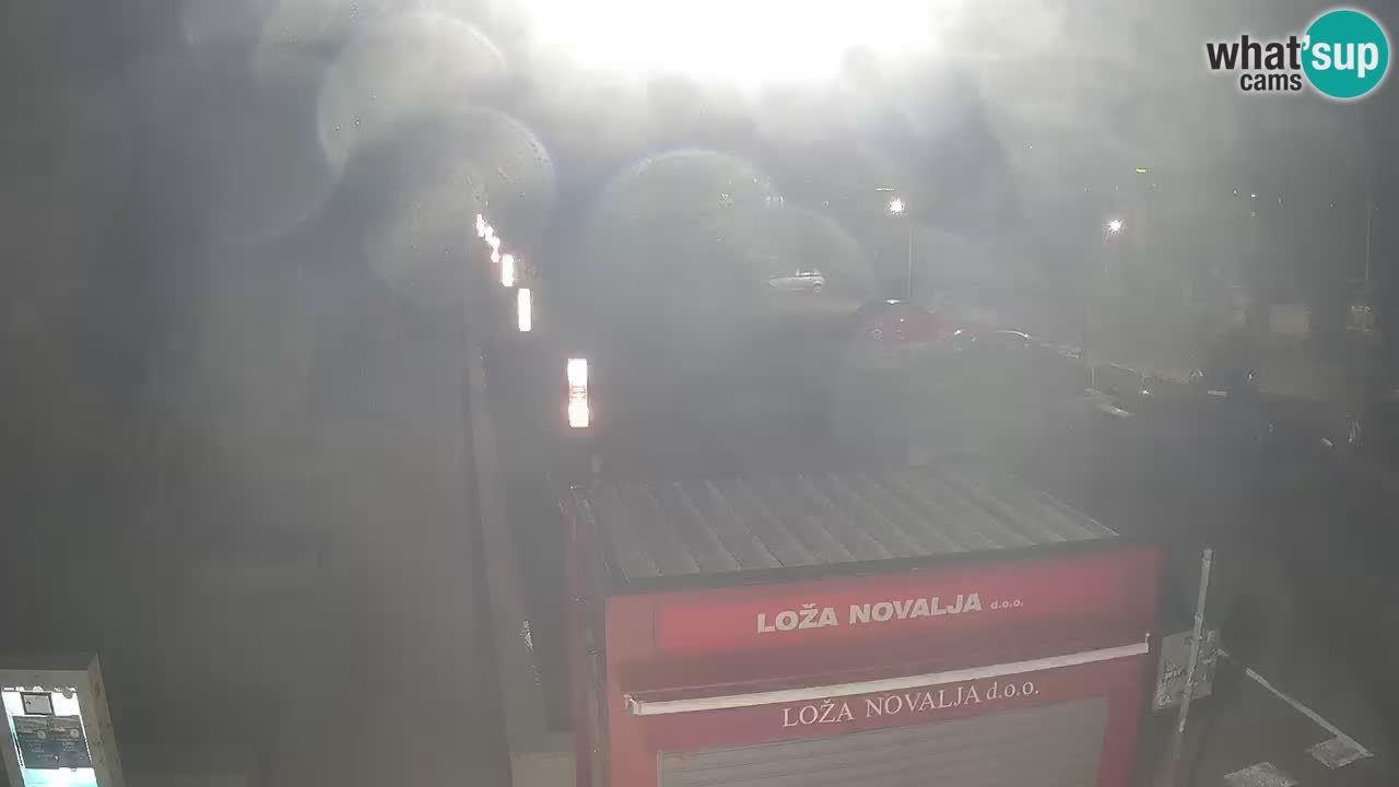 Web kamera Novalja – Obala Petra Krešimira IV