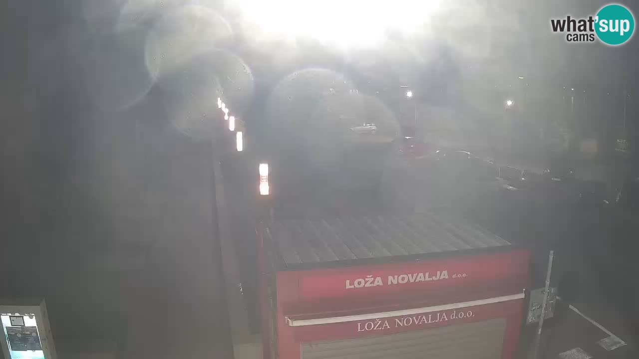 Camera en diecto Novalja – Obala Petra Krešimira IV