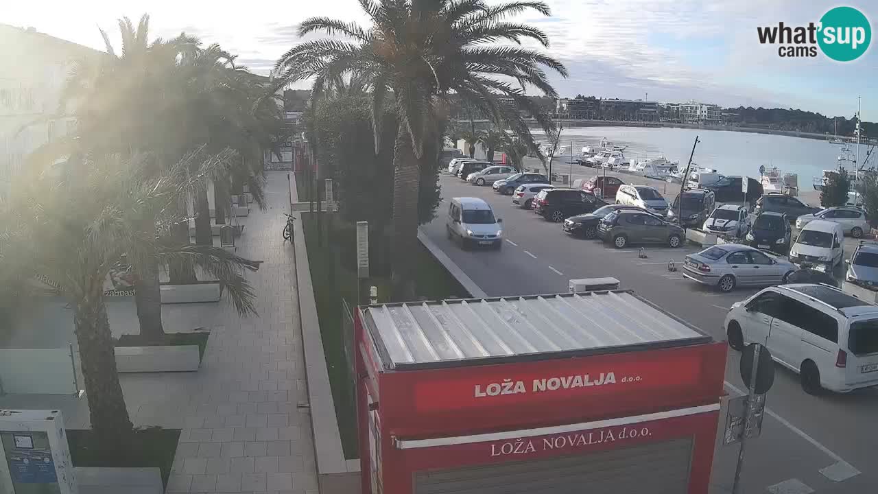 Live cam Novalja – Obala Petra Krešimira IV