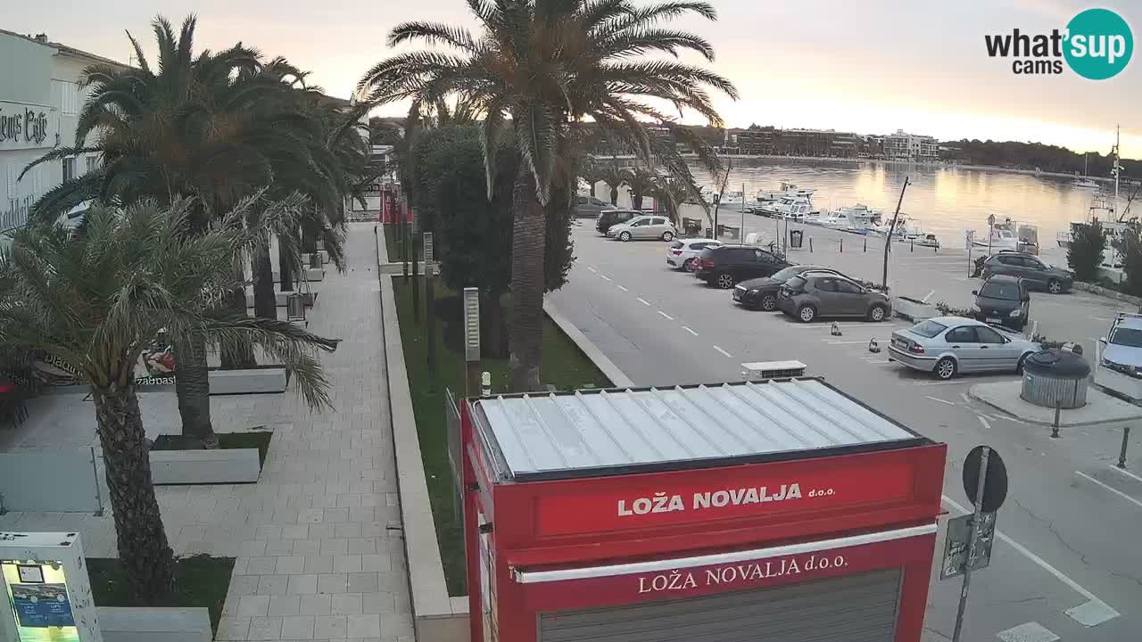 Live cam Novalja – Obala Petra Krešimira IV