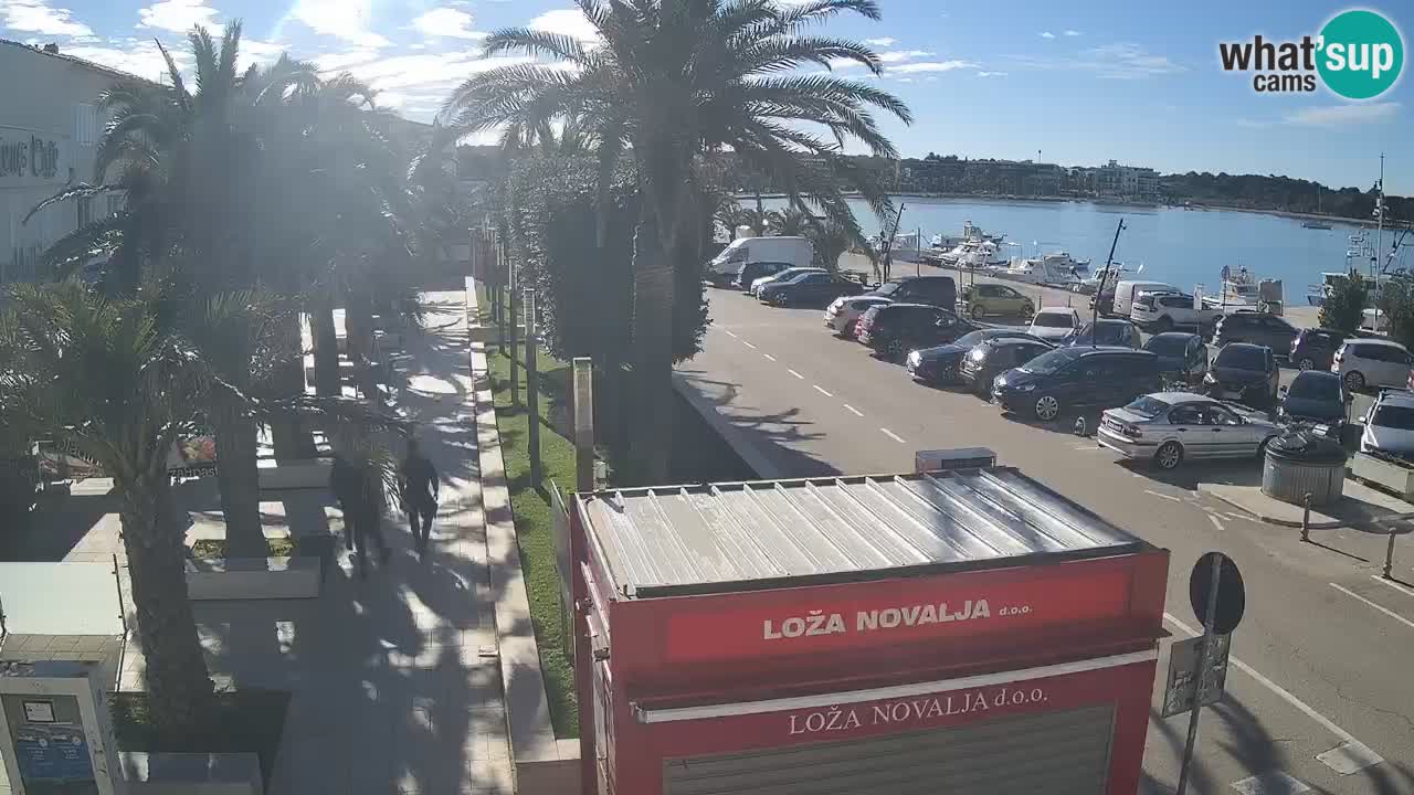 Live cam Novalja – Obala Petra Krešimira IV