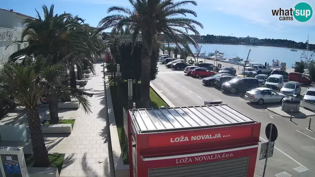 Live cam Novalja – Obala Petra Krešimira IV