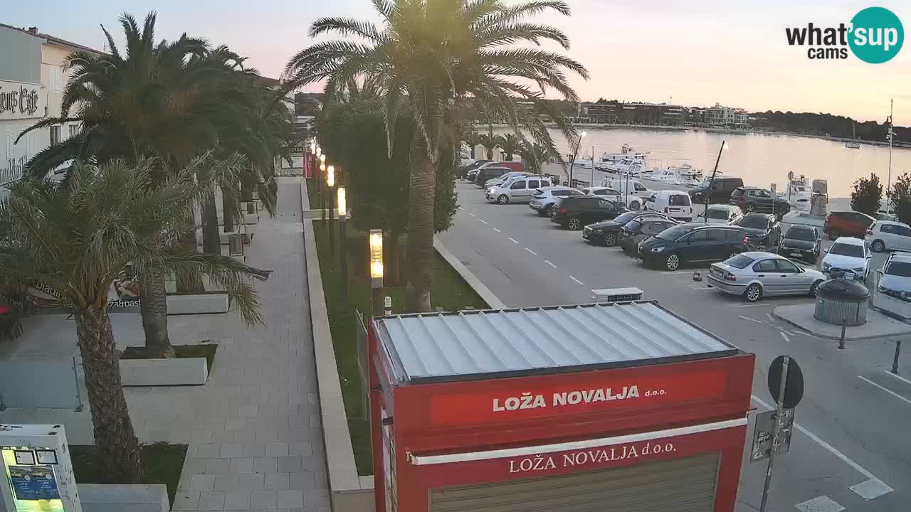 Live cam Novalja – Obala Petra Krešimira IV