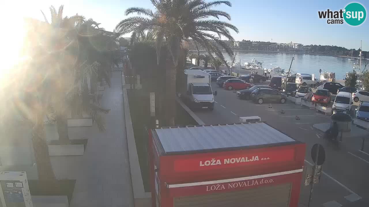 Web kamera Novalja – Obala Petra Krešimira IV