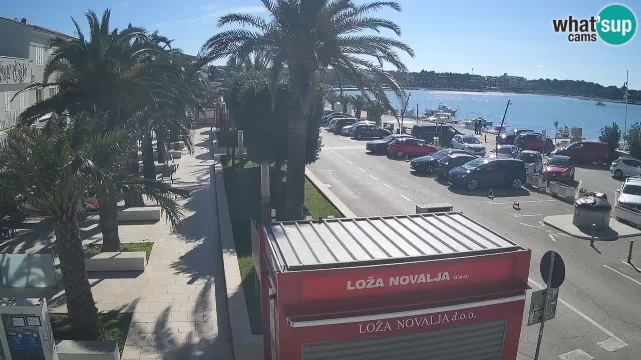 Live cam Novalja – Obala Petra Krešimira IV