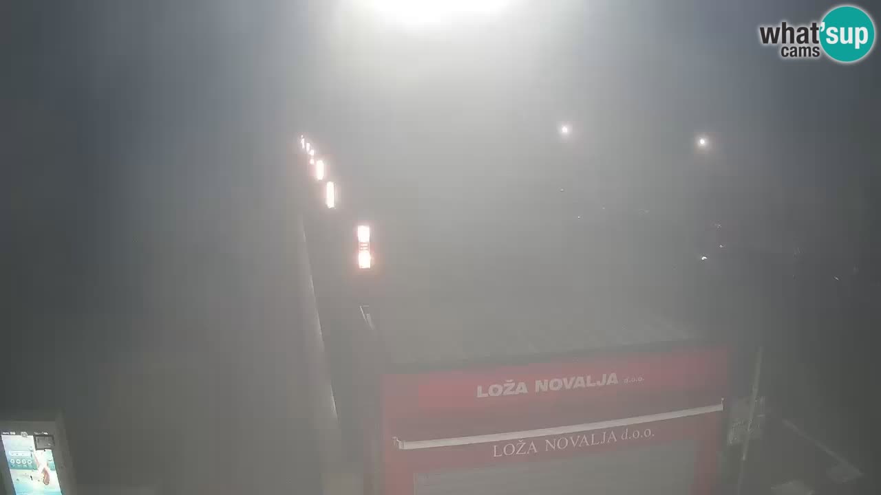 Camera en diecto Novalja – Obala Petra Krešimira IV