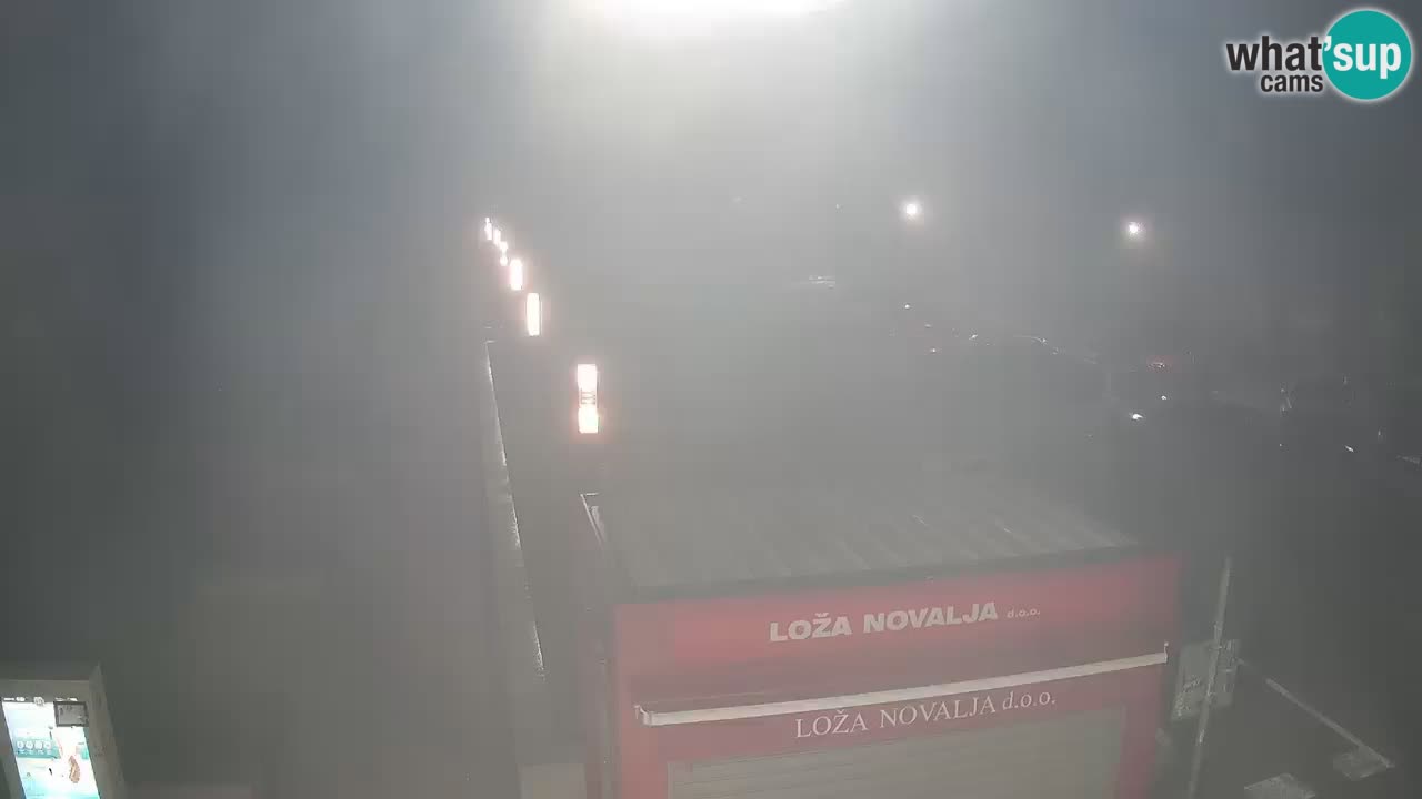 Camera en diecto Novalja – Obala Petra Krešimira IV