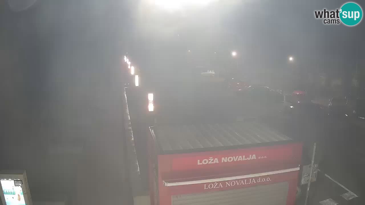 Live cam Novalja – Obala Petra Krešimira IV