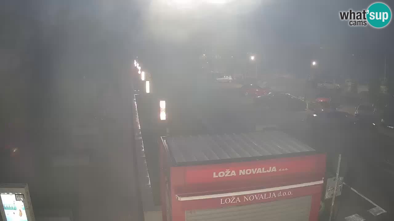 Web kamera Novalja – Obala Petra Krešimira IV