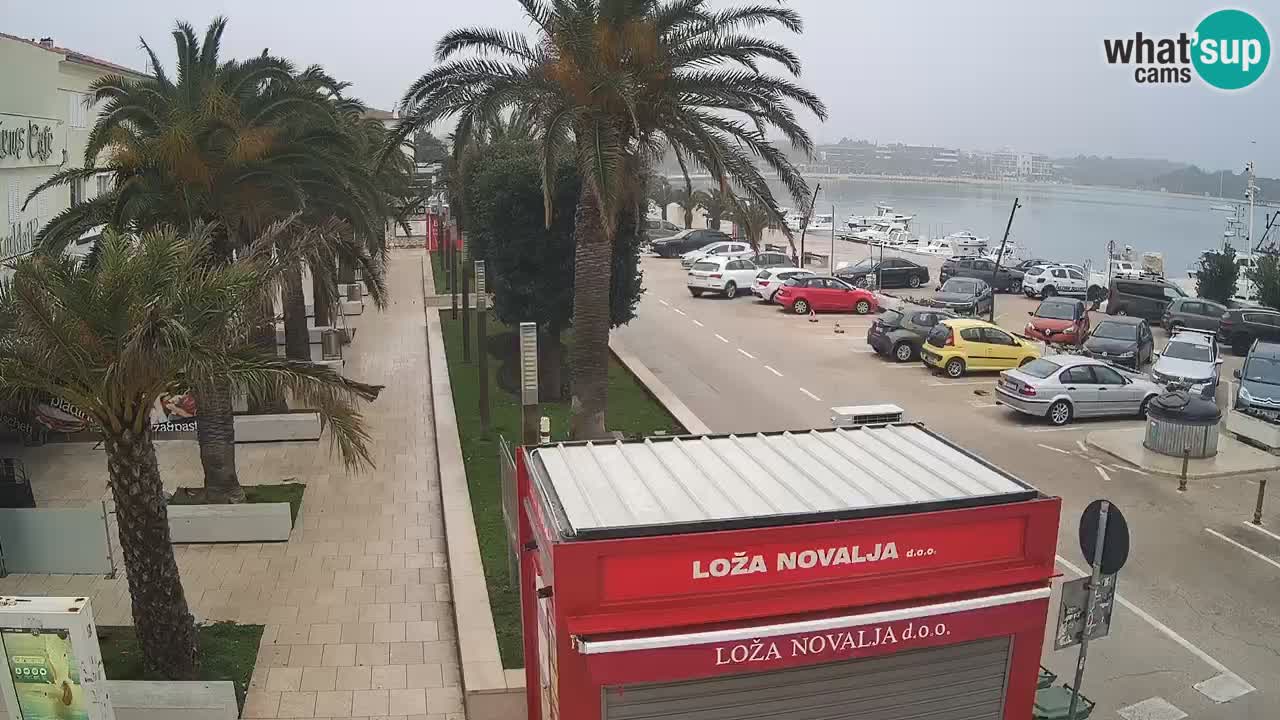 Live cam Novalja – Obala Petra Krešimira IV