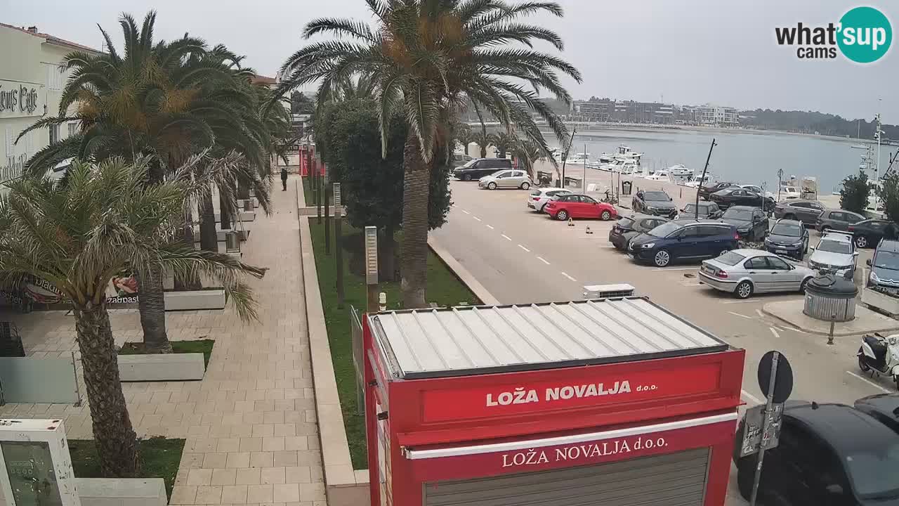 Webcam Novalja – Obala Petra Krešimira IV