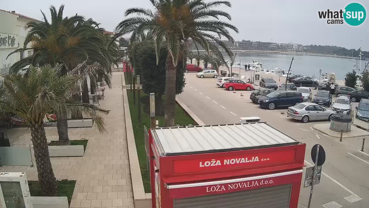 Webcam live Novalja – Obala Petra Krešimira IV