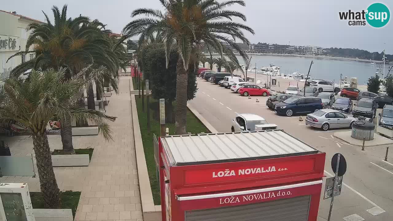 Webcam live Novalja – Obala Petra Krešimira IV