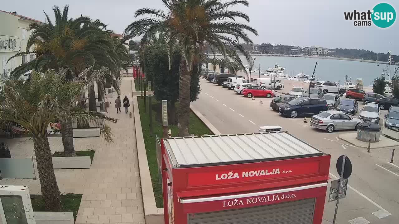 Webcam Novalja – Obala Petra Krešimira IV