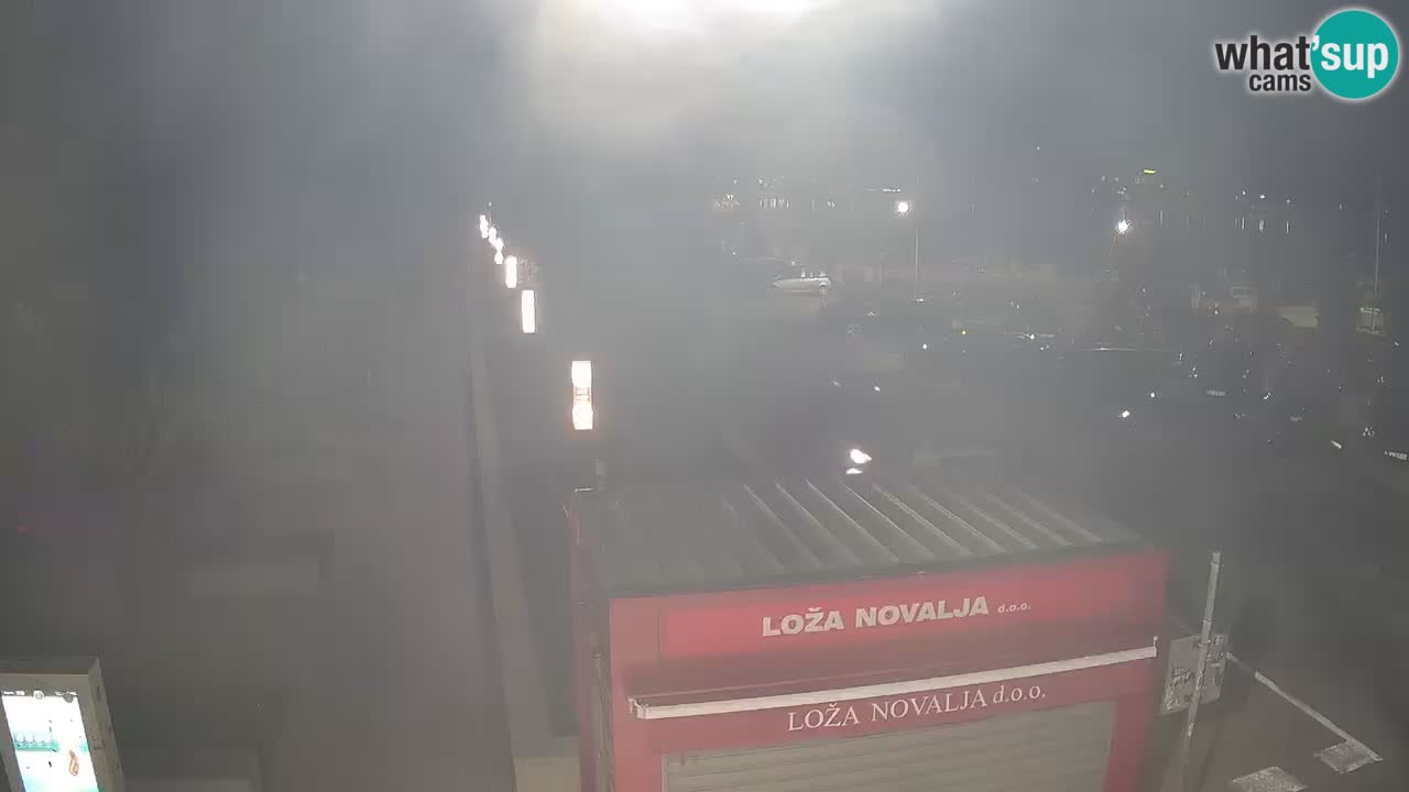 Live cam Novalja – Obala Petra Krešimira IV