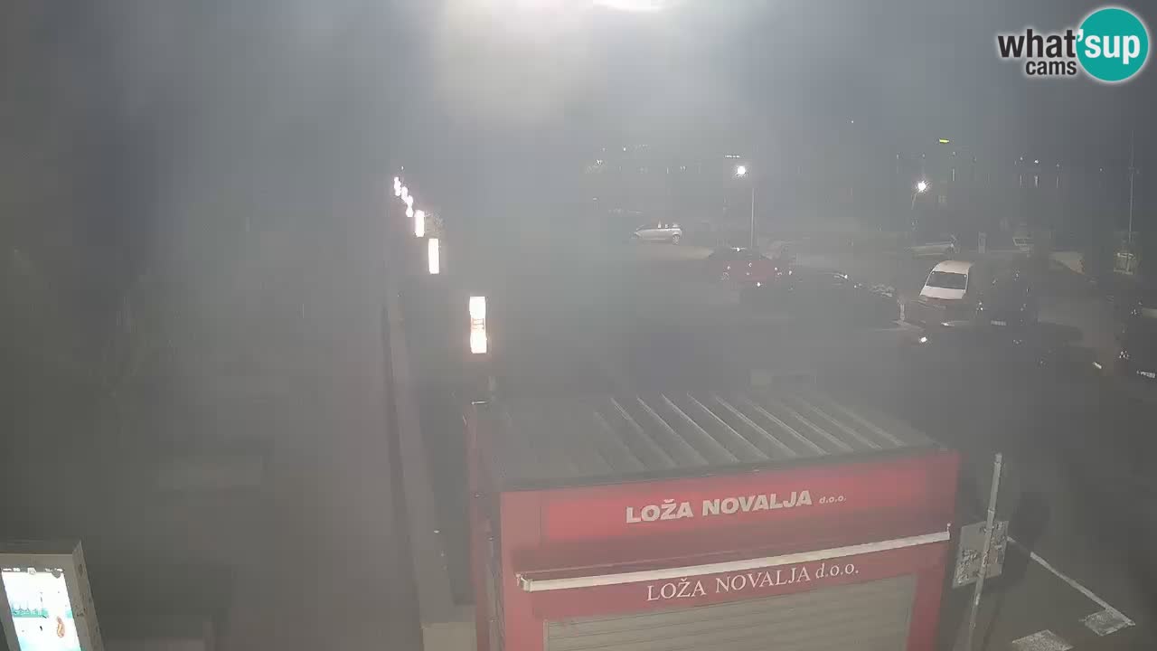 Live cam Novalja – Obala Petra Krešimira IV