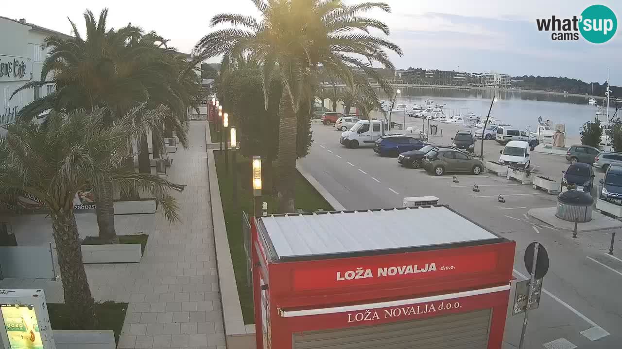 Live cam Novalja – Obala Petra Krešimira IV