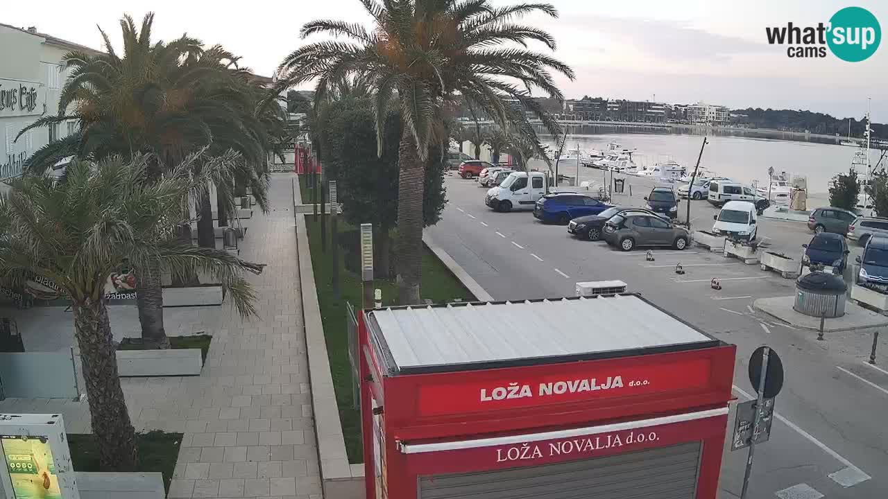 Webcam Novalja – Obala Petra Krešimira IV