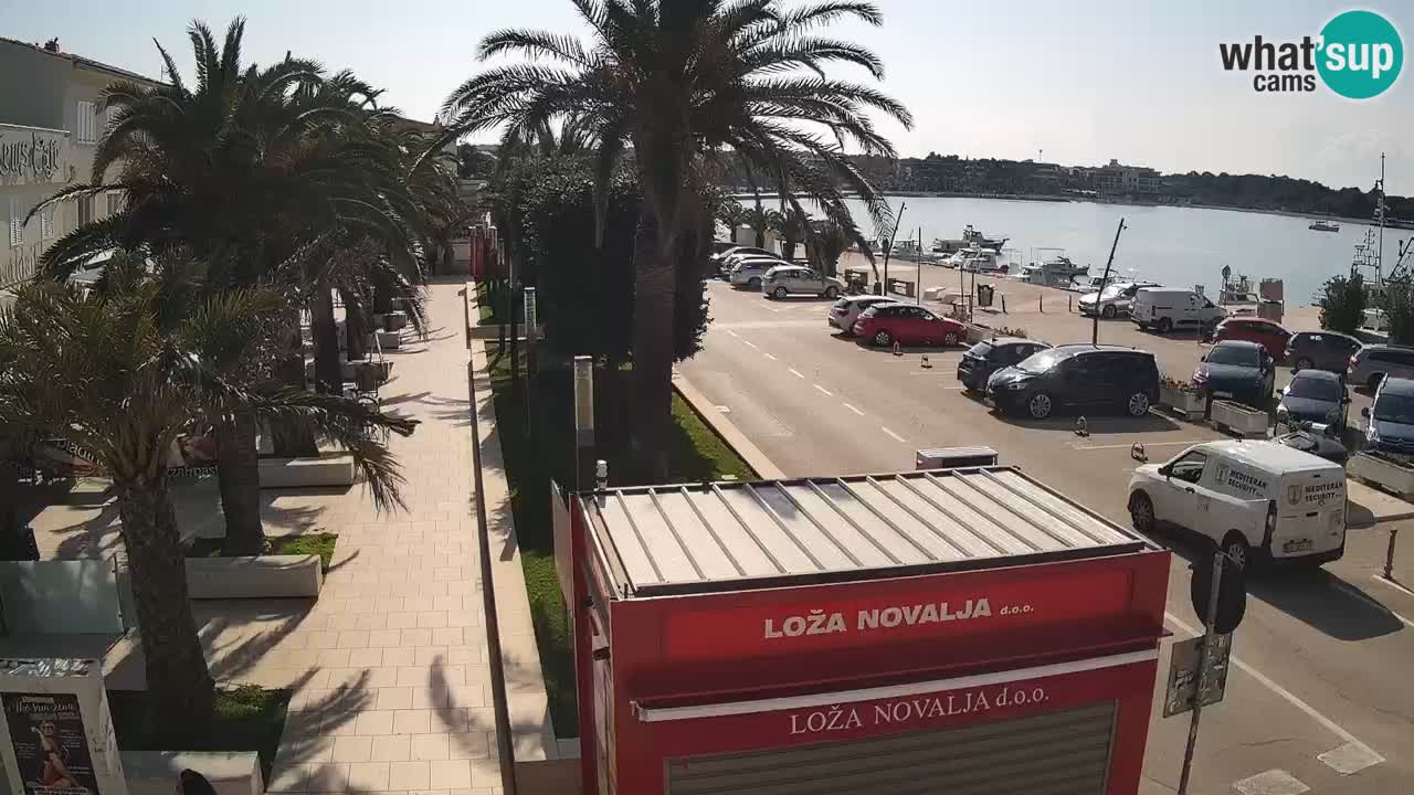 Live cam Novalja – Obala Petra Krešimira IV