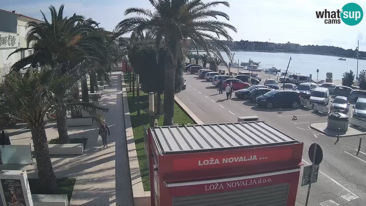 Webcam Novalja – Obala Petra Krešimira IV