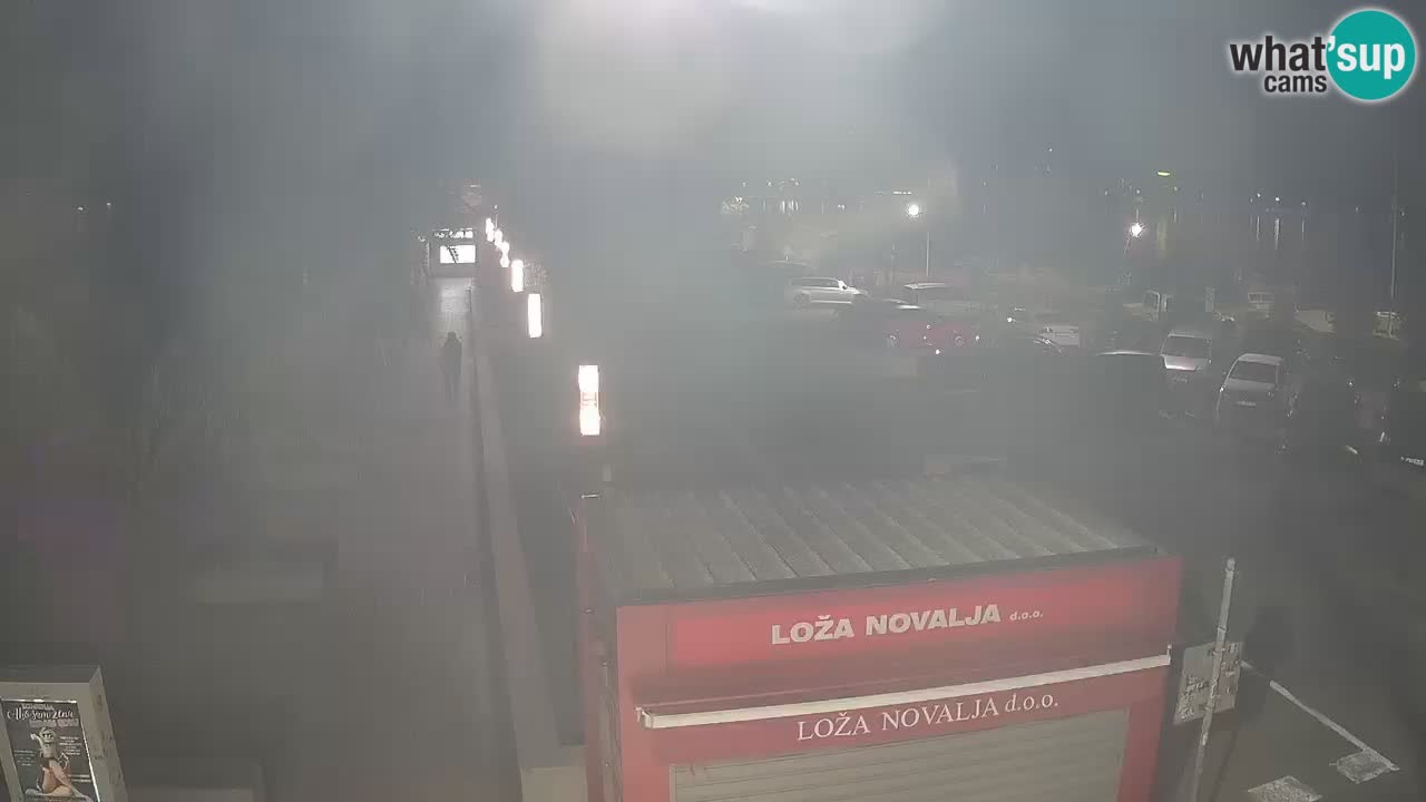 Web kamera Novalja – Obala Petra Krešimira IV