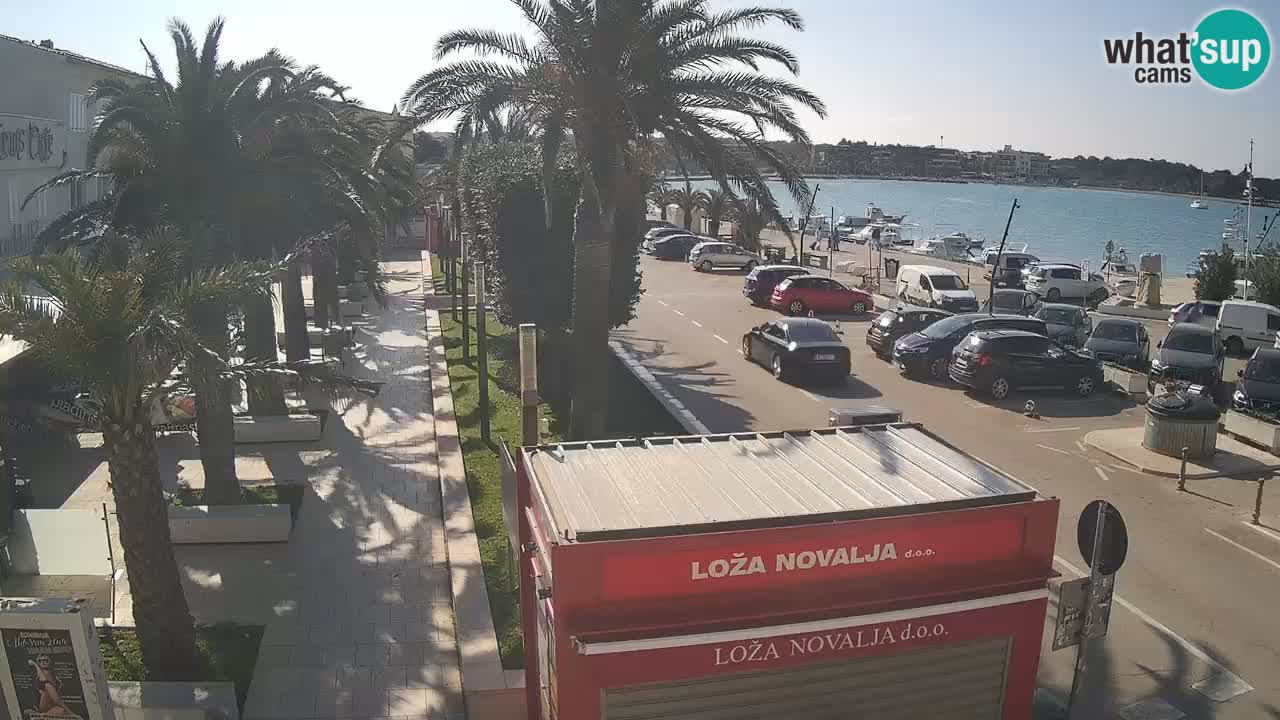 Live cam Novalja – Obala Petra Krešimira IV