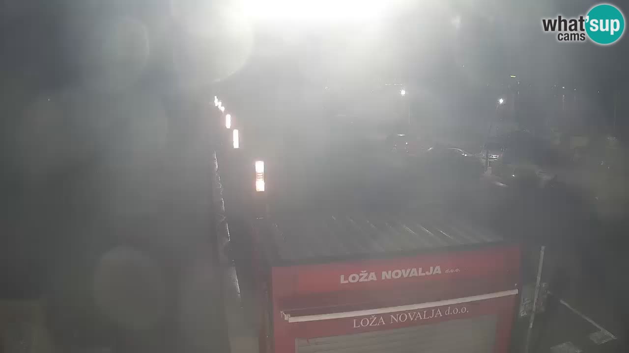 Live cam Novalja – Obala Petra Krešimira IV