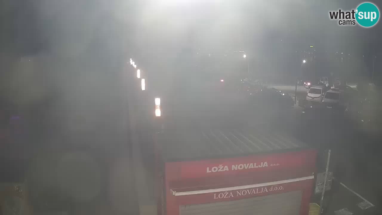 Webcam Novalja – Obala Petra Krešimira IV