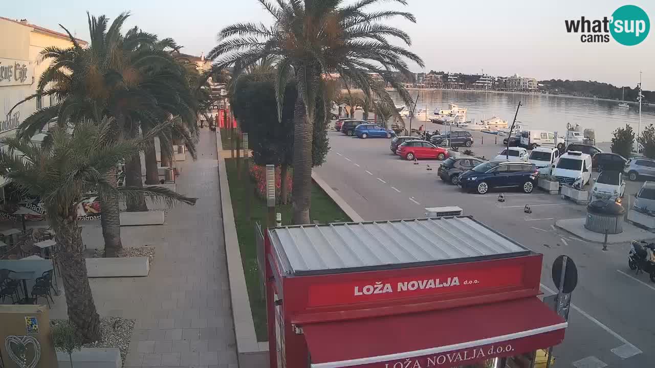 Web kamera Novalja – Obala Petra Krešimira IV