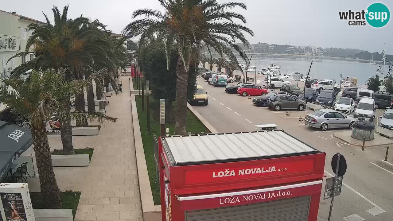 Live cam Novalja – Obala Petra Krešimira IV