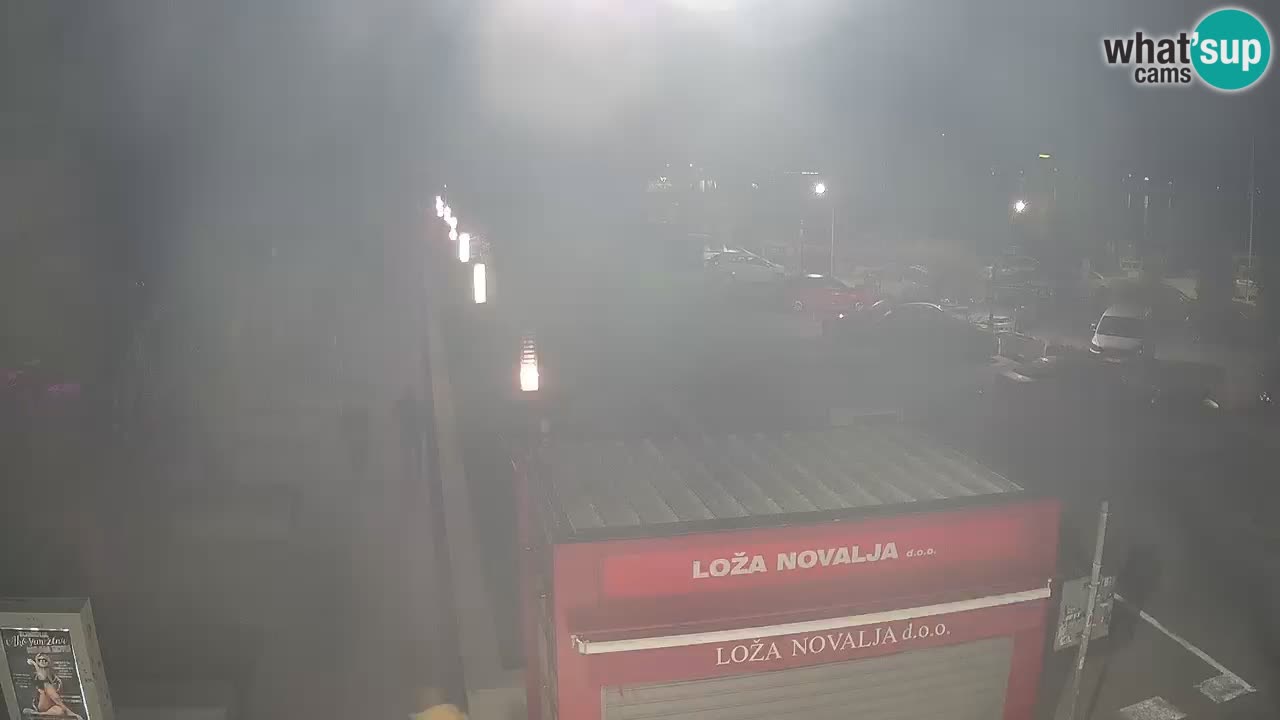 Live cam Novalja – Obala Petra Krešimira IV