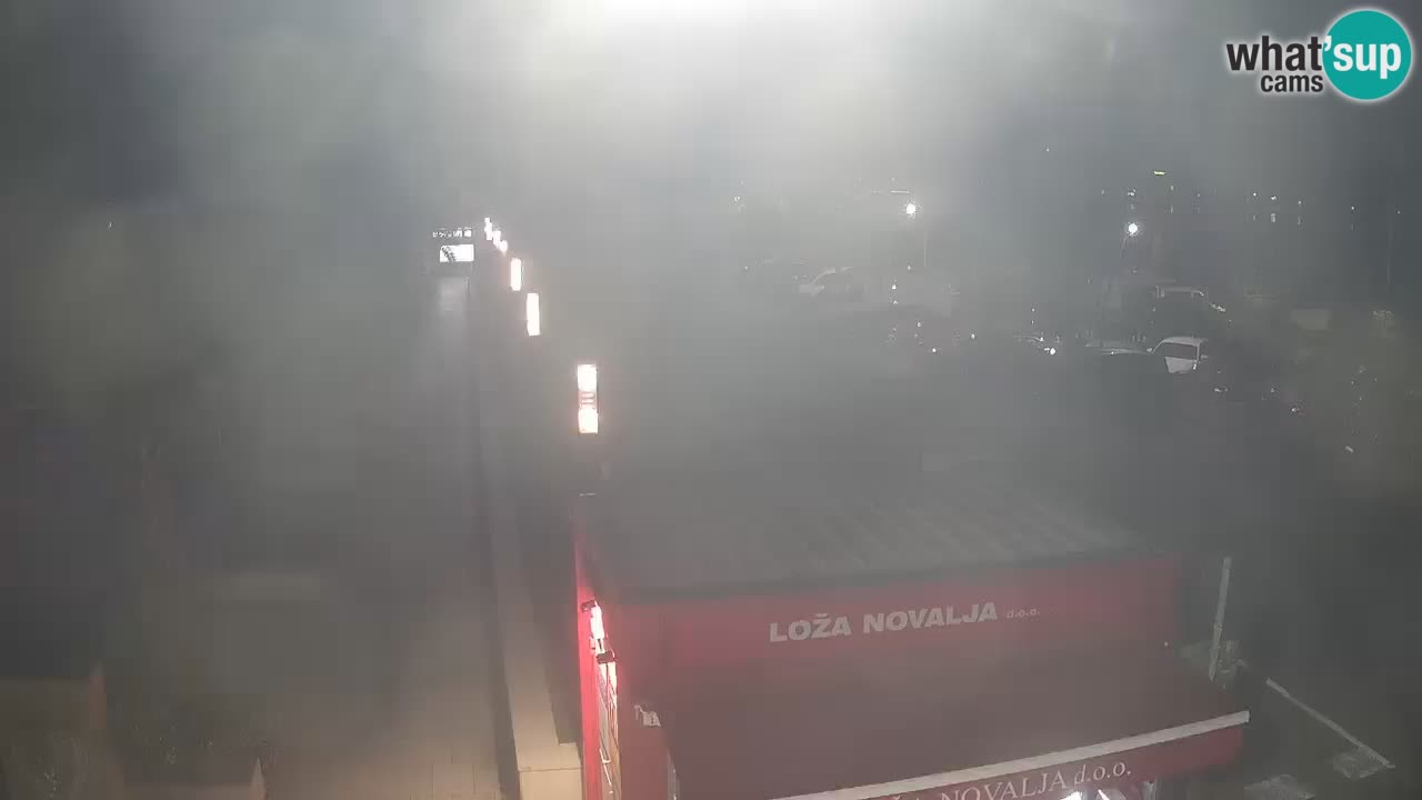 Webcam live Novalja – Obala Petra Krešimira IV