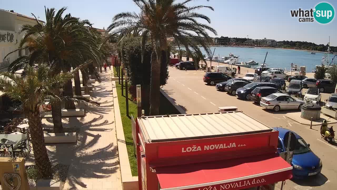 Live cam Novalja – Obala Petra Krešimira IV