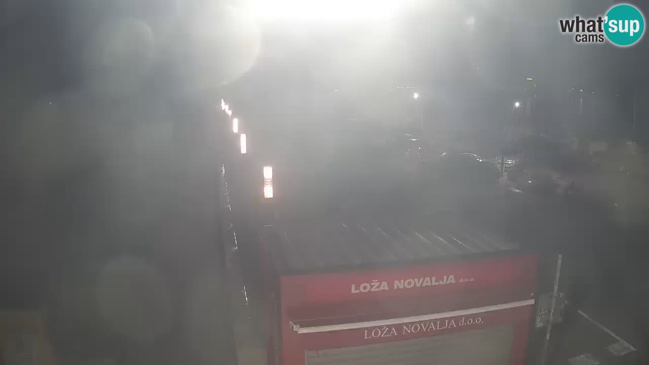 Live cam Novalja – Obala Petra Krešimira IV