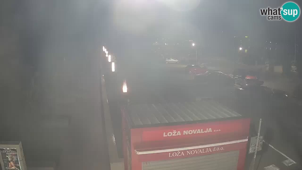 Live cam Novalja – Obala Petra Krešimira IV