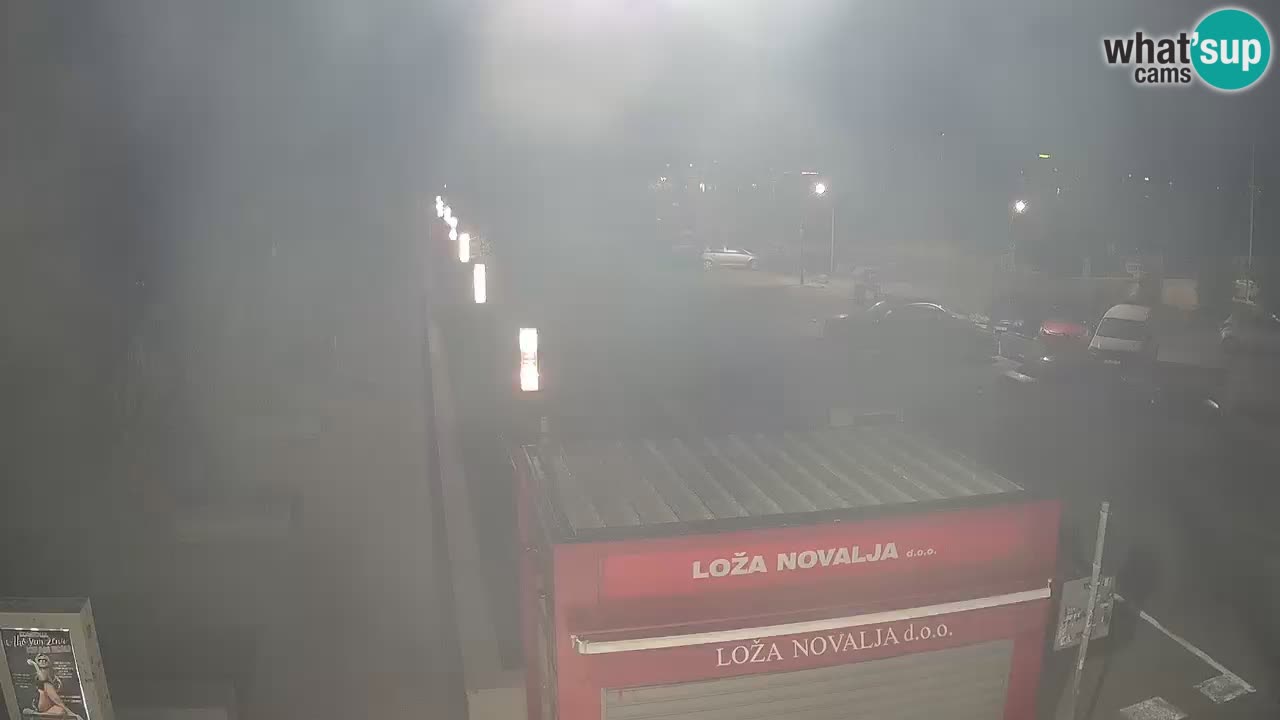 Live cam Novalja – Obala Petra Krešimira IV