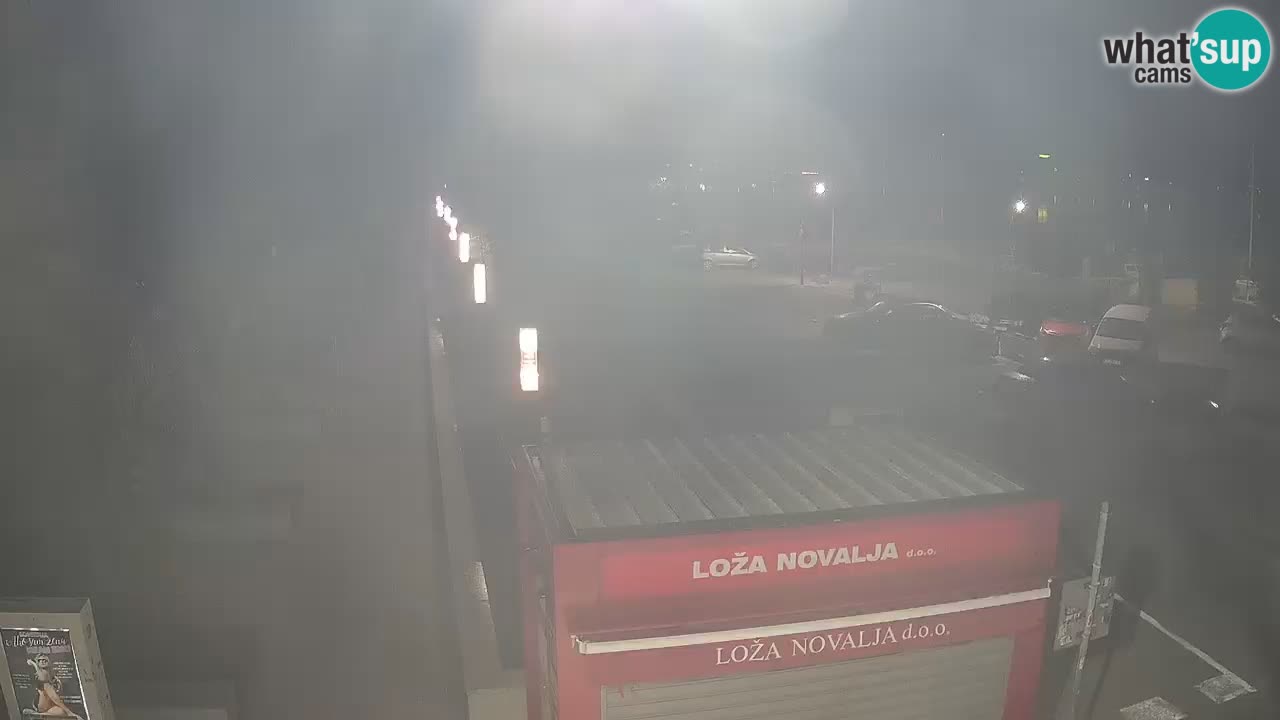 Camera en diecto Novalja – Obala Petra Krešimira IV