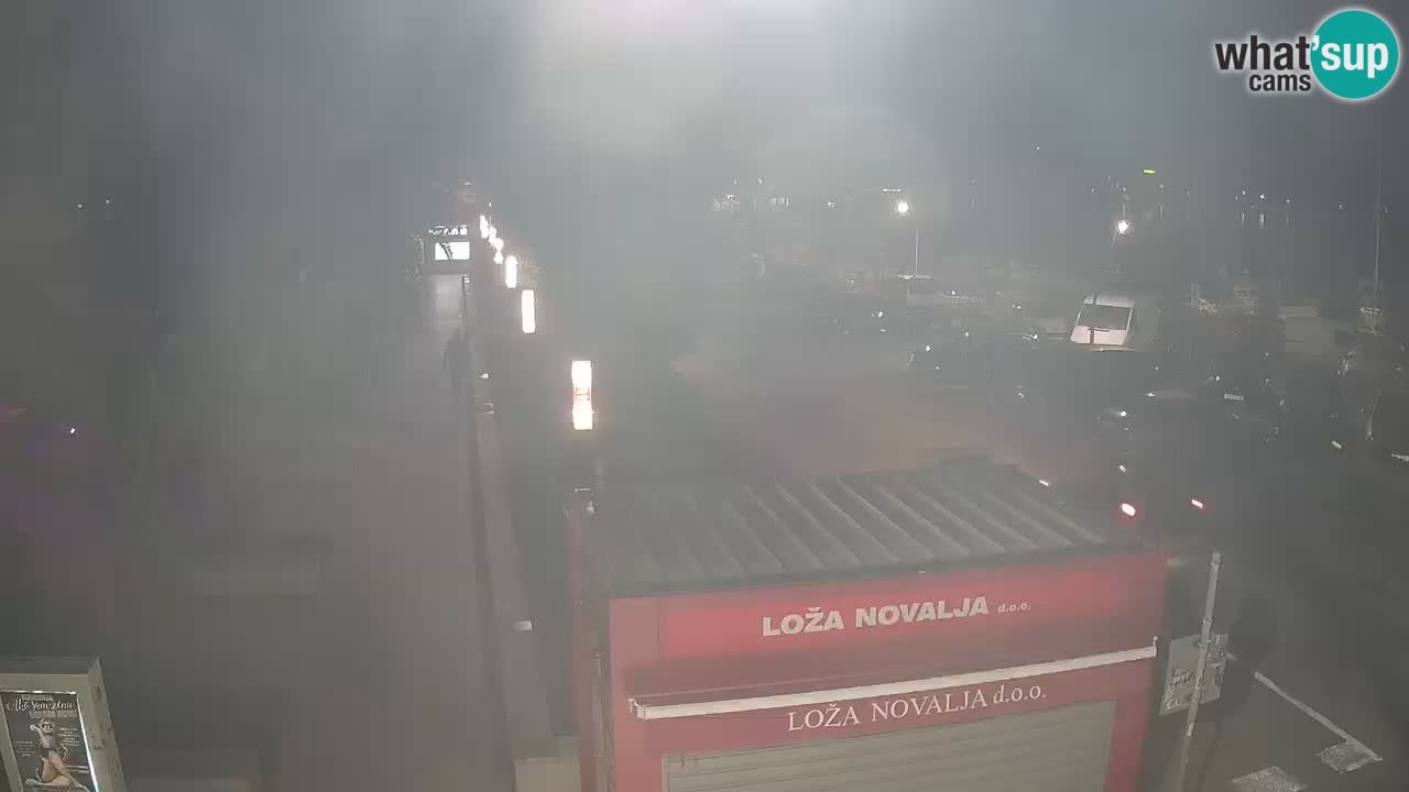 Webcam live Novalja – Obala Petra Krešimira IV