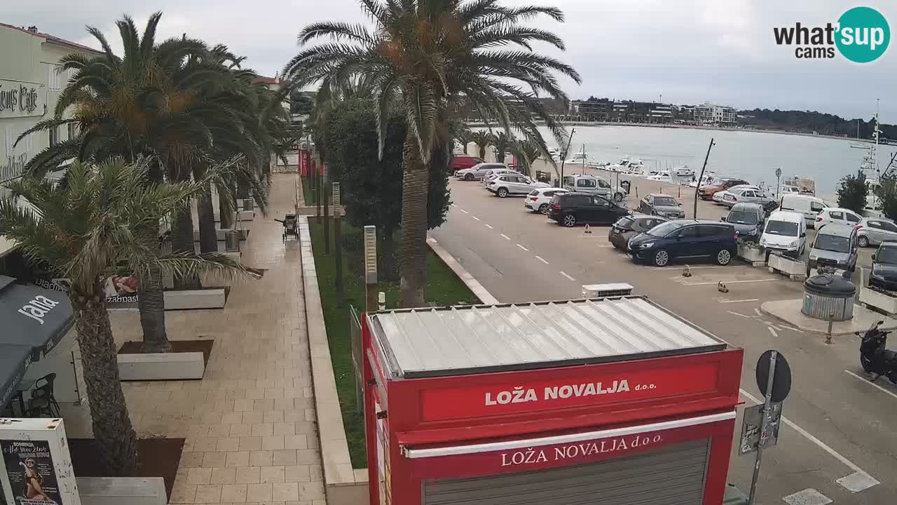 Live cam Novalja – Obala Petra Krešimira IV