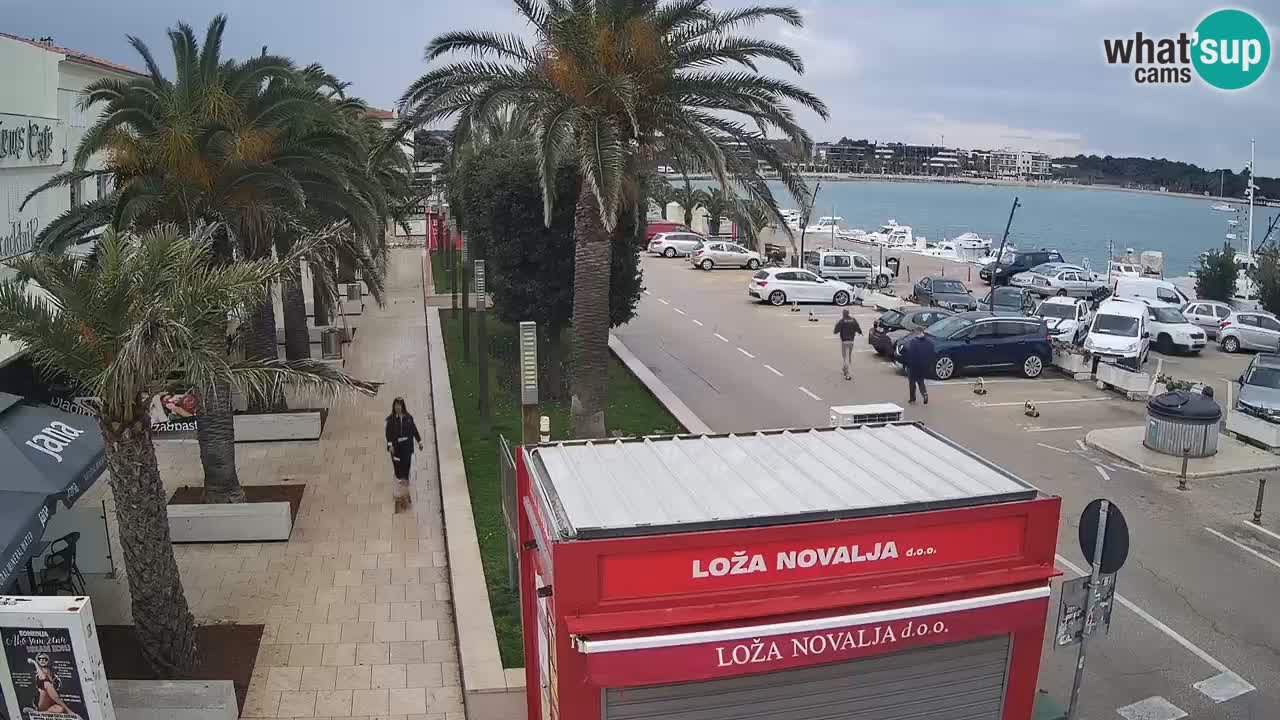 Live cam Novalja – Obala Petra Krešimira IV