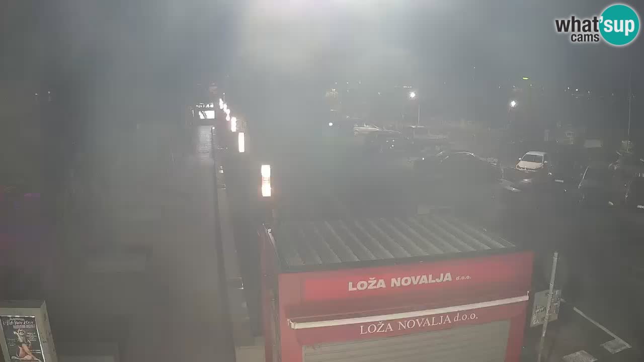 Camera en diecto Novalja – Obala Petra Krešimira IV