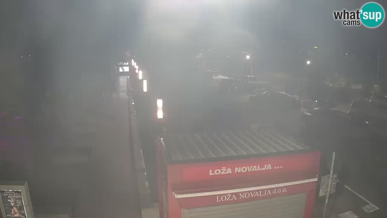 Live cam Novalja – Obala Petra Krešimira IV