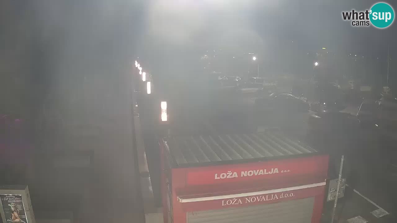 Camera en diecto Novalja – Obala Petra Krešimira IV