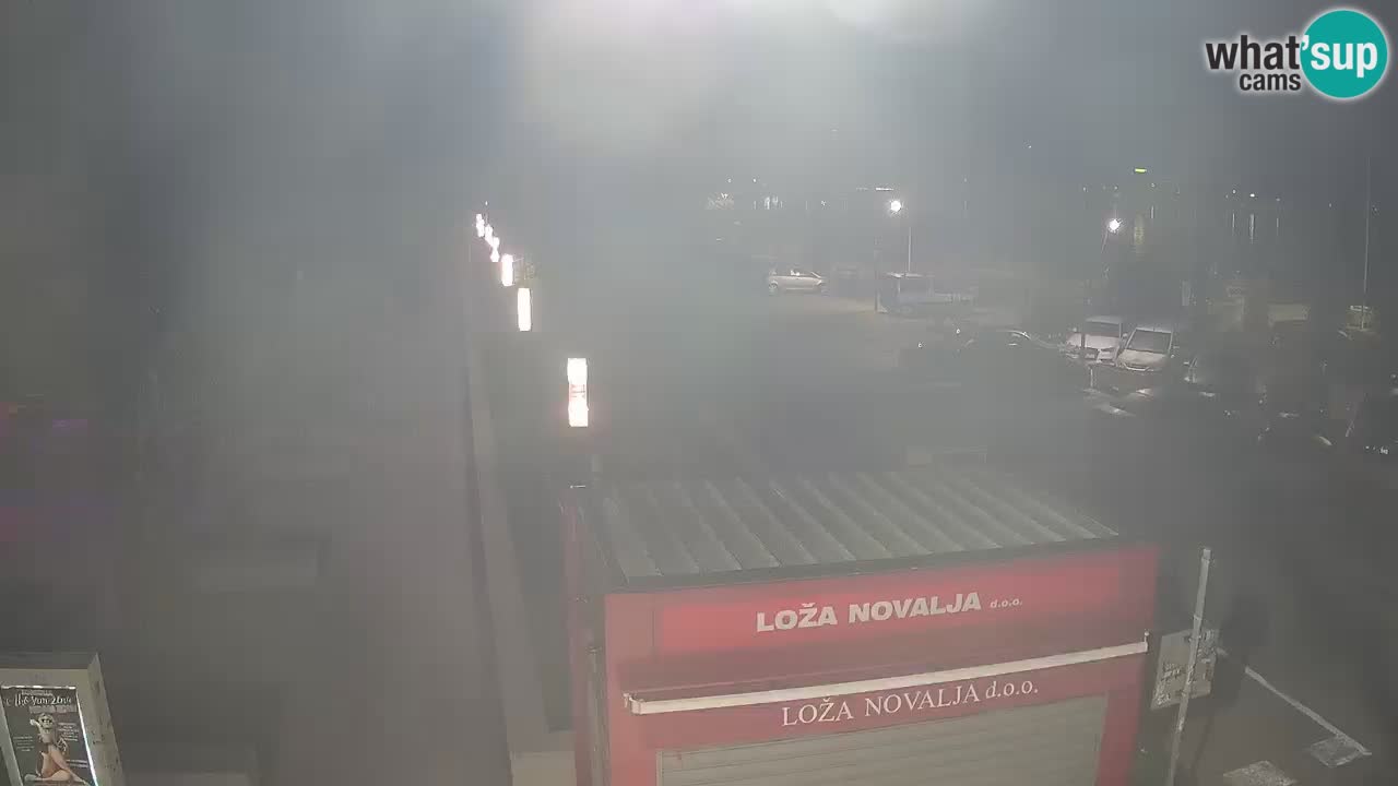 Live cam Novalja – Obala Petra Krešimira IV