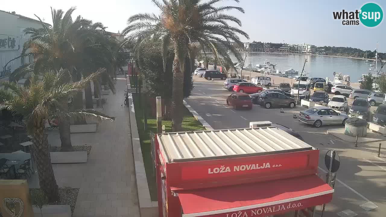 Web kamera Novalja – Obala Petra Krešimira IV