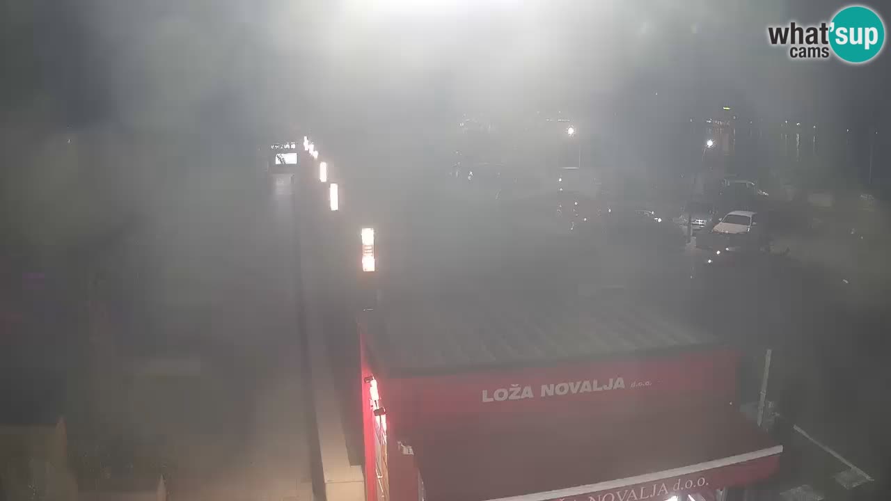 Camera en diecto Novalja – Obala Petra Krešimira IV