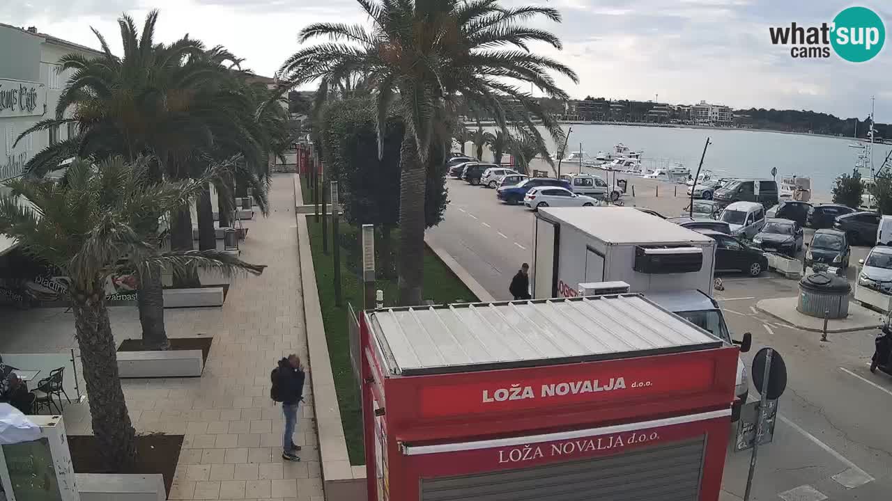 Webcam live Novalja – Obala Petra Krešimira IV